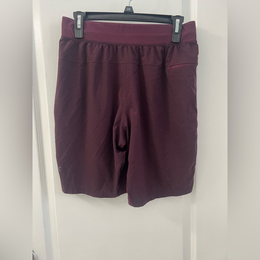 Lululemon T.H.E. Short *Luxtreme Liner 9" Heathered Texture Printed Dark Adobe - Picture 7 of 11